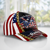 Personalized Bald Eagle USA Flag 250th Anniversary Classic Cap CH07 911280