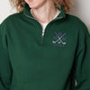 Custom Dad Mom Golf Embroidered Quarter Zip Sweater Father’s Day Gift HO82 902296