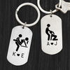Personalized Funny Adult Metal Keychain Naughty Gift CH07 180408