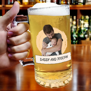 Custom Photo Best Dad Ever For Father's Day Beer Mug TH10 892563