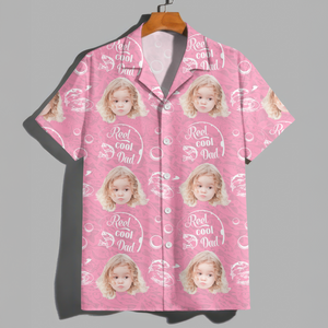 Custom Photo Reel Cool Dad - Personalized Photo Hawaii Shirt CH07 895756