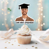 Custom Graduation Photo Look Who's Graduated Cupcake Topper HO82 901384