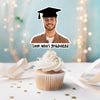 Custom Graduation Photo Look Who's Graduated Cupcake Topper HO82 901384