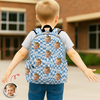 Custom Photo Kid Backpack Plaid With Name Back To School Gift HA75 921554