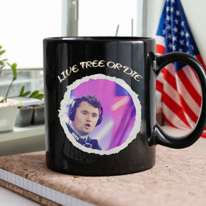 Charlie Kirk - Live Free Or Die Black Mug HO82 65794