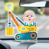 Custom Car Photo, Drive Safe Daddy Shaking Head HO82 893844