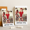 Custom Photo Vintage Building Brick Block - Personalized Birthday Gift HA75 921504