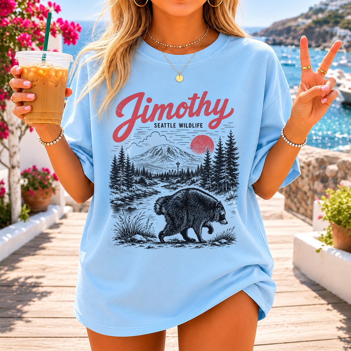 Jimothy Raccoon Comfort Shirt, Viral Seattle Raccoon Shirt CH07 180234