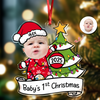 Custom Photo Baby's First Christmas Personalized Acrylic Ornament New Born Gift HA75 892860