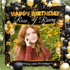 Custom Photo Birthday Personalized Backdrop Decor for Birthday Celebration HA75 920510