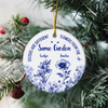 It Takes A Long Time To Grow An Old Friend Toile De Jouy Vintage French Style Personalized Ceramic Ornament HA75 897094