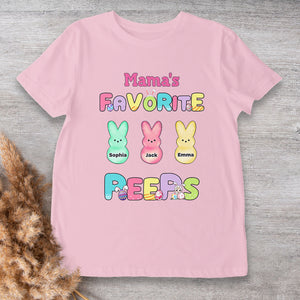 Grandma's Little Peeps Personalized Easter Shirt Gift For Grandma Mommy CH07 895300