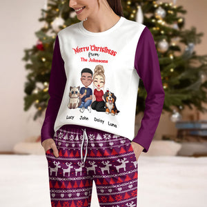 Personalized Merry Christmas With Pet Sleepwear HO82 900310