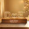 Personalized Couple Name Led Night Light, Custom Letter Gift For Couple, Wedding Anniversary HO82 901110