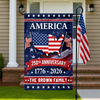Custom Family Name America 250th Anniversary Garden Flag TH10 898825