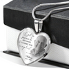 Custom Photo God Has You In His Arms, I Carry You In My Heart Memorial Necklace LM32 899389
