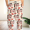 Custom Couple Photo With Heart Pattern Sweatpants HA75 892638