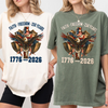 Faith Freedom 250 Years Patriotic USA Eagle Comfort Shirt TH10 170193