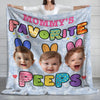 Custom Photo Favorite Peep For Easter Day Blanket TH10 892519