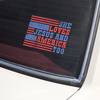 Personalised She Loves Jesus And America Too Car Window Decal Sticker LM32 897945