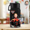 Custom Kid Photo Racing Into Adventure Personalized Kid Water Bottle Back to School Gift HA75 921744