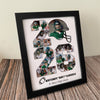 Senior 2026 Football Photo Collage – Personalized Picture Frame Player Gift & Football Keepsake HO82 900308