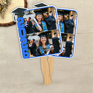 Custom Photo 2025 Graduation Perfect Gift Idea Face Fan LM32 893267