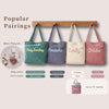 Personalized Embroidered Corduroy Tote - Bridesmaid Gift, Everyday Essential & Weekender HA75 920584