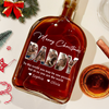 Custom Photo Merry Christmas Dad Family Whiskey Bottle LM32 893859