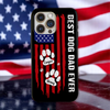 Custom Name Best Dog Dad Ever American Flag Phone Case TH10 169807