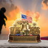 Personalized 250 Years Of Freedom 1776–2026 Acrylic Block Plaque - Veteran Gift, Patriotic Military Memorial Decor HO82 901900