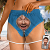 Funny Man Face Women's Beach Short Summer Vacation Gift CH07 180108