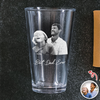 Custom Photo Dad and Kid Beer Glass - Gift for Father’s Day CH07 911358