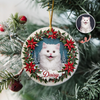 Custom Photo Cat Personalized Ceramic Ornament For Christmas HA75 897068