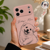 Custom Dog Dad, Dog Mom, Cat Dad, Cat Mom Personalized Leather Phone Case HA75 921888