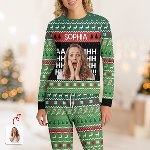 Custom Photo And Name AHHHHH Sleepwear TH10 896609