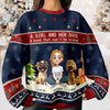 A Girl With Her Dogs - Personalized Ugly Sweater TH10 896263