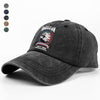 250 Years of America Anniversary Independence Day 2026 Washed Denim Baseball Cap CH07 896760