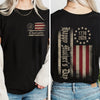Custom Name USA 250th Anniversary Front & Back Shirt HA75 920940