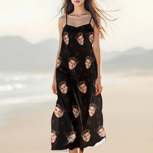 Custom Face Summer With Icon Maxi Dress TH10 892733