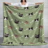 Custom Pet Photo Cute Pattern Blanket - Personalized Gift for Dog & Cat Lovers HO82 902944