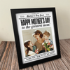 Custom Photo Happy Mother's Day To The Greatest Mom Picture Frame HA75 920686