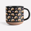 Custom Dog Cat Face Photo With Icon US Pottery Mug HA75 920400