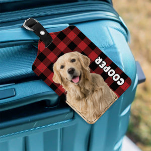 Custom Pet Photo Personalized Luggage Tag For Dog Cat Lovers HA75 892660