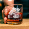 Personalized Dad and Kid Photo Engraved Whiskey Glass CH07 911372