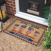 Personalized God Bless America Doormat Patriotic American Flag Family TH10 169285