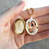 Custom Photo Happy Mother's Day Gift To Me You Are The World Locket Necklace HO82 893658