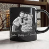 Personalized Dad and Kid Photo Black Mug Gift For Father's Day CH07 911356