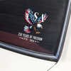 250 Years Of Freedom Patriotic Eagle Car Window Decal Sticker HO82 901164