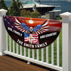 Custom Family Name God Family And Country America Non-Pleated Fan Flag TH10 896437